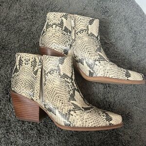 Sam Edelman Walden Snake Print Boots